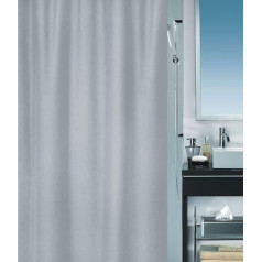 Штора для душа Spirella Primo Manhattan Textile Polyester, 180 x 180 см, серебристый