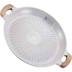 Hohe Temperaturen Resistent Bbq Pan Aluminium BBQ Grills Tablett Nicht Stick Runde Kochplatte Für Verschiedene Küchengebrauch