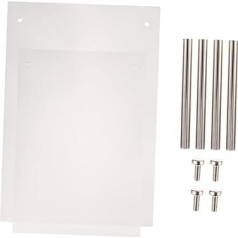 VICASKY 2Stücke Nagelkunst Display Boards Aus Acryl Praxis Board Zur Präsentation Von Künstlichen Fingernägeln Kleinen Und Großen Halter