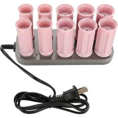 10 Шт. Профессиональный Электрический Подогрев Бигуди Длинные Волосы Бигуди Волос Трубка Для Укладки Волос (Базовый)