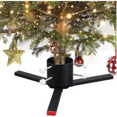 DEROFIT Real Christmas Tree Stand Heavy Duty Removable Christmas Tree Stand Tree Holder for Living Tree Trunks up to 5.5