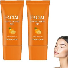 Гель-пилинг оранжевый, 2025 апельсинов, отшелушивающие осветляющие гели, для тела и кожи, для здоровья и здоровья (2 шт.)