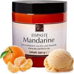 Мандариновая ледяная паста для фруктового ароматного мороженого, а также для изысканных десертов, напитков, шоколадных тортов и многого д