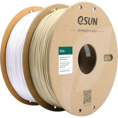 eSUN Полимолочная кислота (PLA+), 1,75 мм, полимолочная кислота (PLA Plus) для 3D-принтеров, точность размеров +/- 0,03 мм, катушка 1 кг (2,2 фунта), материал дл