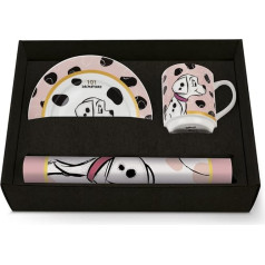 Egan La Cara 101 227019 Набор коврик + тарелка + кружка розовый