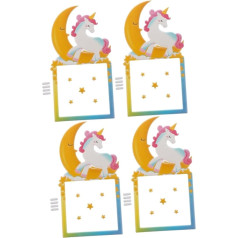 ULTECHNOVO 4шт Единорог Наклейки Декоративные Крышка Для Выключателя Света Наклейки Для Детской Комнаты Спальня И Прочный И Легко Применить