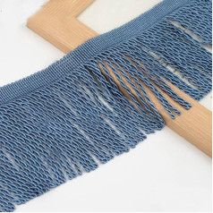 YYCRAFT Синий слиток бахрома занавески бахрома отделка домашнего декора 5.5