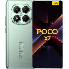 Смартфон Xiaomi Poco X7, 12+512 ГБ, зеленый, основная камера 50 МП с OIS, аккумулятор 5110 мАч, IP68