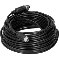 Кабель для автомобильной камеры, 4-контактный удлинительный кабель для камеры заднего вида, источник питания для видео, авиационный удлини