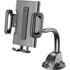 Cellularline | Hug Flexi - Universal | Auto-Smartphone-Halterung mit Saugnapf-Befestigung - Universell für alle Handys - Stabil und sicher - 360° drehbar