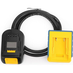 SPORTARC Электрический адаптер батареи, портативный удлинительный кабель батареи, 18/20V Max адаптер батареи электроинструмента частей (для)