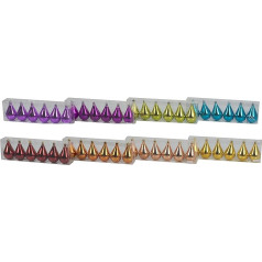 Рождественские подарки 41886 Weihnachtsdekoration Tombante 8 Stück Tropfen-Form, 6 Stück