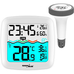 Термометр для бассейна с метеостанцией gb216