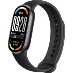 Фитнес-трекер Xiaomi Smart Band 10, смарт-часы, 1,72-дюймовый AMOLED-дисплей, батарея на 21 день, водонепроницаемость 5ATM, отслеживание пульса и сна, 150+ спор