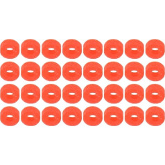 100 Карманов Приманка Полосы Резиновые Прочный Приманка Эластичные Кольца Приманка Клип Рыбалка Banding Инструмент Снасти (Красный) (4 х 2 мм)