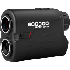 Gogogo Sport Vpro Golf Rangefinder with Slpoe & Magnetic Strip, 600 m Golf Laser Rangefinder with Clear Vision, Flag Lock, Vibration for Golf Hunting, Legal for Tournament (GS03CM-650)