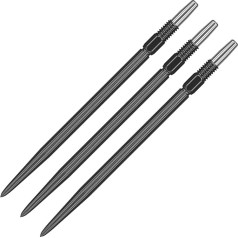 Target Darts Swiss Points, наконечники для дротиков Nano Swiss Point (упаковка из 3) 40 мм, черный, сменные наконечники для дротиков, профессиональные аксессуар