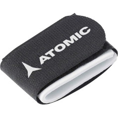 ATOMIC Nordic Eco Ski Fix в черном цвете - практичный набор из 10 - крепежные ремни с липучкой - удобная транспортировка лыж - аксессуары для защиты краев