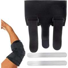 Кубитальный туннельный синдром, комфортный ночной сон с локтевой скобой | Регулируемый ремешок и дышащая манжета для домашнего комфорта и 