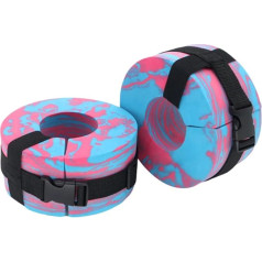 ycezw Swimming Wristbands - Water Exercise Equipment Eva Foam Aquatic Wristbands | Adjustable Pool Training Weights For Arm, Leg And Waist Straps Beginner To Advanced