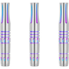 DOUDINGMAO 3 штуки электронных дротиков, 17 г, металлические дротики, сменные стержни, ручка для мягких дротиков и стальные наконечники, сменные с