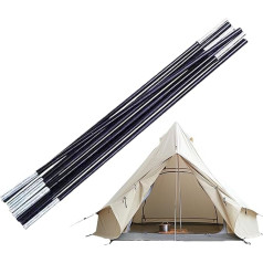 Сменные палки для палаток, сменные палки для палаток | брезентовые палки для походного рюкзака | портативное и гибкое регулируемое кемпинг