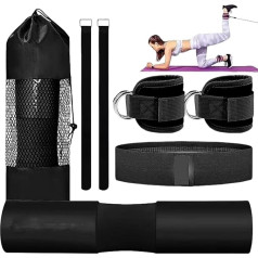 Накладка для штанги, накладка для разгибания бедра, накладка для разгибания бедра в тренажерном зале, ленты для фитнеса, лямки для бедер, си