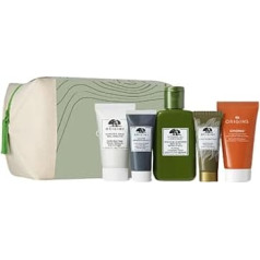 Origins Origins Набор бестселлеров для женщин, 5 штук, 1 унция, очищающее средство для лица с чеками, 4 унции, лосьон, 0,5 унции маска для лица с древесн