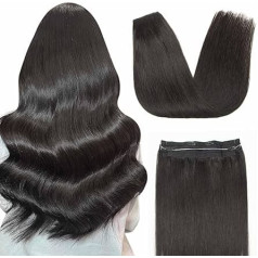 AGMITY Tape-In Real Hair Extensions, 20 штук, 50 см, 50 г, пепельный блондин с отбеливающим блондином, невидимые ленточные наращивания, ленточные наращивания р