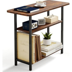 MISSLO Beistelltisch für Wohnzimmer, 3-stöckiger Beistelltisch