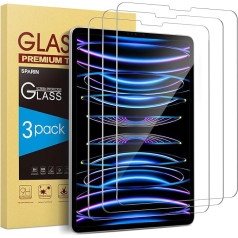 SPARIN Комплект из 3 защитных пленок, совместимых с iPad Air 4 и iPad Pro 11 (модели 2020 / 2018), с приспособлением для позиционирования