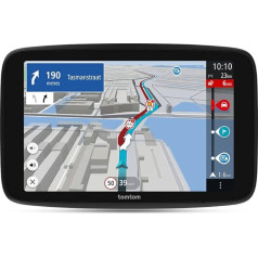 GO Expert Plus Truck Navigation (7-дюймовый дисплей, прокладка маршрута и POI для крупногабаритных транспортных средств, пробки, карты мира, предупреждения