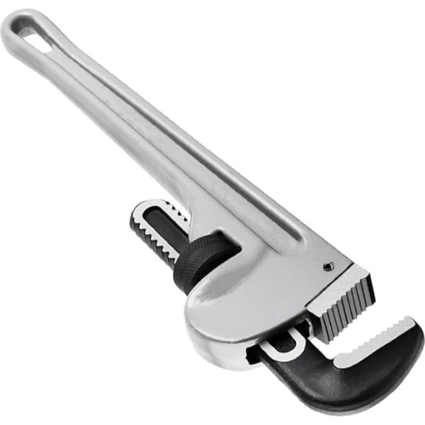 Crozgan Прямой трубный ключ 350 мм сверхмощный алюминиевый трубный ключ Регулируемый трубный ключ для труб тройников Сантехника