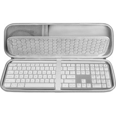 Geekria - Замена жесткого корпуса, совместимого с беспроводной клавиатурой Logitech MX Keys Advanced с подсветкой и беспроводной мышью Pebble M350, M355, i345, Pebble Co