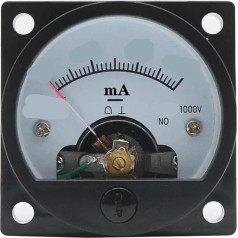 FJSAYDYW SO-45 Амперметр аналоговый Rund Marine Kunststoff 47X47MM(3mA)