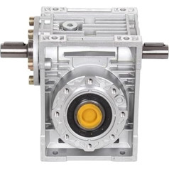3MOG7Y1 NRV090-VS Schneckengetriebe 24 мм Doppeleingangswellenverhältnis 7,5:1-80:1 90-Grad-Drehzahlminderer