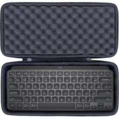 co2CREA Чехол Жесткий дорожный защитный чехол для беспроводной клавиатуры Logitech MX Keys Mini (только чехол, без клавиатуры) (Чехол для клавиатуры MX Key