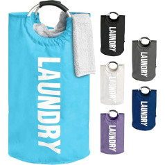 Корзина для белья ANSIO, мешок для белья 115 л с ручками, корзины для белья из оксфордского материала для спальни и ванной комнаты - Корзина для 