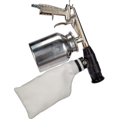 Schneider Druckluft Пескоструйный пистолет SSP-Strahlfix (без пыли, с мешком для сбора, для абразивных материалов с зернистостью 0,8 мм, потребность в возду