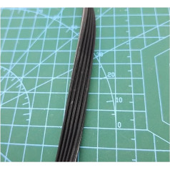 PJ536 Gummi-Förderband für Laufband und Holzbearbeitungsdrehmaschine, 8 geripptes Design, 1 Ersatzteil für reibungslosen Betrieb und verbesserte Leistung