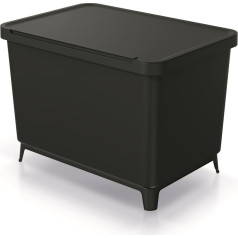 Контейнер для мусора SYSTEMA 4x10L - черный