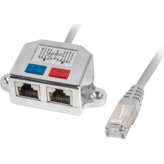 Адаптер lan rj-45 разветвитель - 2x rj-45 ftp