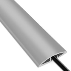 SEGNAYEN напольный кабельный кожух, 2M резиновый напольный кабельный протектор, серые чехлы для кабелей, предварительно вырезанный напольный к