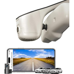 Mangoal Передняя 4K и задняя 1080p Dash Cam Custom Fit для Audi (модель C бежевый), интегрированный OEM внешний вид, UHD 2160P видео, G-сенсор, Loop запись, WiFi и бесплатн