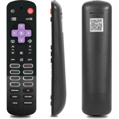 Универсальный запасной пульт дистанционного управления для телевизоров Samsung/LG/Sony, также совместим с телевизорами Toshiba/Vizio/Panasonic Smart TV (A-REMOTE)