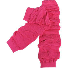 Wrapables Boys Leg Warmers with Stars, Stripes and Plain - Pink - One Size, Striped Ruffle Hot Pink, Размер единицы