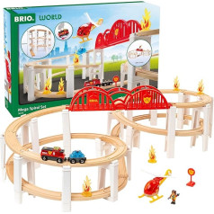 BRIO World 36114 Большой набор спиралей | Игрушечный локомотив для детей от 3 лет