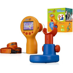 DieMaus Цифровой ручной микроскоп для детей, 600-кратное увеличение, фото и видео, 2-в-1 настольный и ручной микроскоп, в комплекте аксессуары