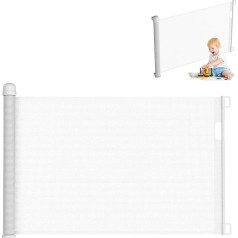 UISEBRT Выдвижные ворота безопасности 0-180 см, лестничные ворота безопасности для детей и пушных животных, белые защитные ворота для использов