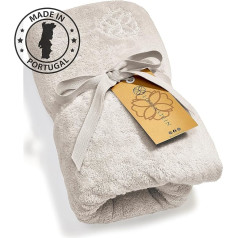 Полотенце для сауны Premium - Бежевый - 70 x 200 см - Изготовлено из тончайшего хлопка плотностью 625 г/м² - Исключительно мягкое и впитывающее